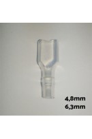 Funda Para Conector Fast-On 4,8 y 6,3 mm