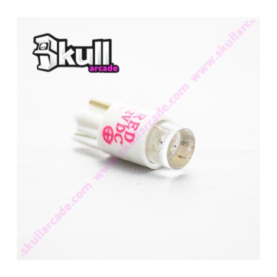 Led Rojo con Difusor perfecto para construir maquina de videojuegos arcade