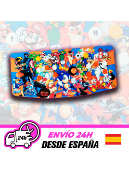 mando arcade HDMI 2 jugadores 64GB arcade raspberry pi pandora bartop