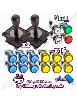 Joystick y botones led bartop baratos para montar bartop