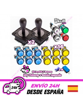 Joystick y botones led bartop baratos para montar bartop